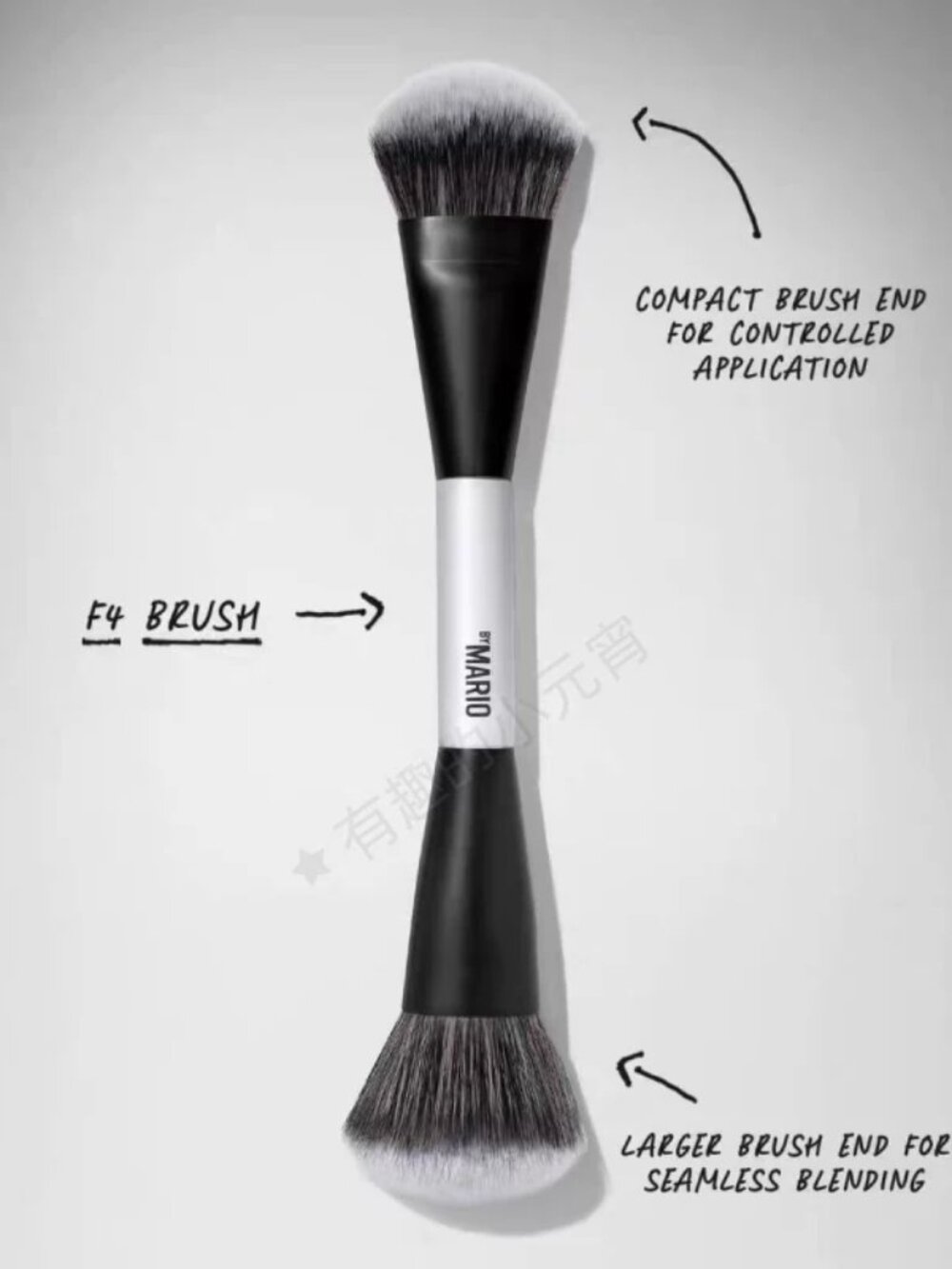Makeup by Mario F4 Double-Ended Foundation Brush